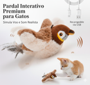 Brinquedo interativo com Catnip elétrico Para Gatos Brinquedo de pelúcia com ruído ativado por toque para animais de estimação USB recarregável