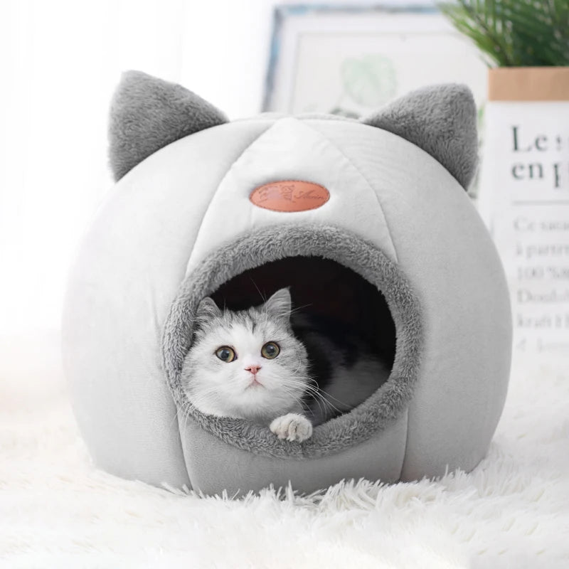 Cama de Inverno para Gatos e Cães Pequenos | Ninho Tenda Aconchegante
