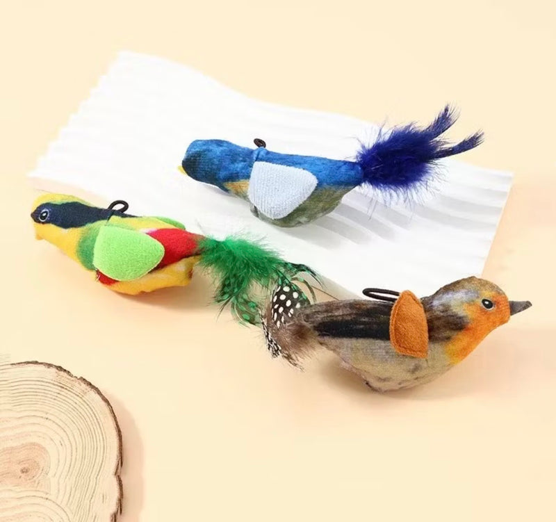 Brinquedo Interativo de Pássaros para Gatos – Diversão e Caça Indoor