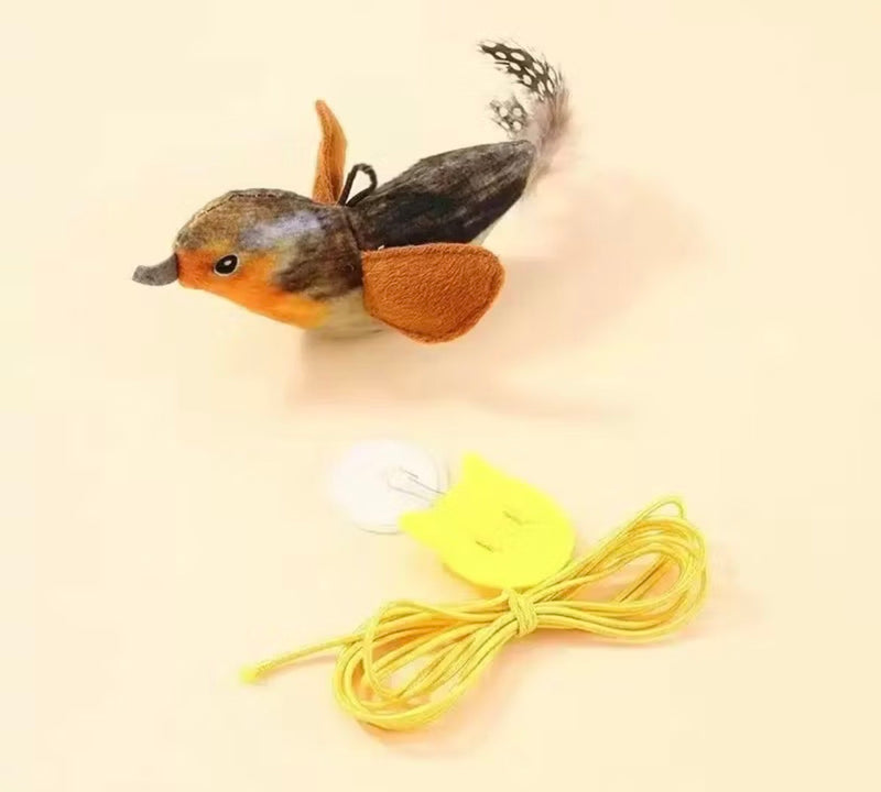 Brinquedo Interativo de Pássaros para Gatos – Diversão e Caça Indoor