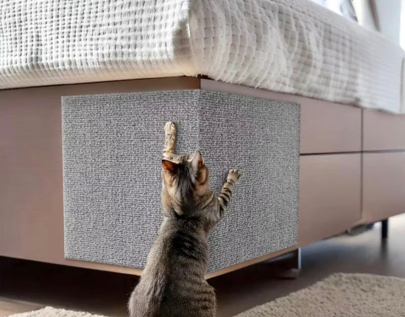 Protetor Antiarranhões para Sofá — Tapete Adesivo Recortável para Gatos | Protege Móveis, Paredes e Cantos